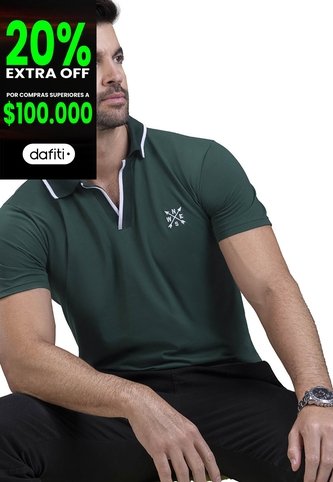 Polo Hombre Verde Mp 87630 MP