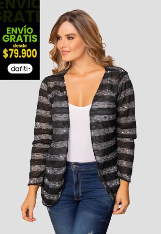 Cardigan Mujer Bicolor Mp 108298 MP