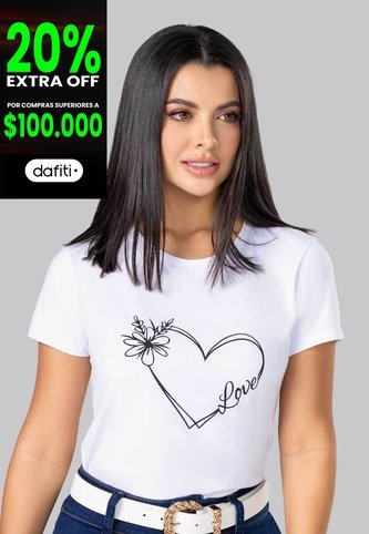 Camiseta Mujer Blanco Mp 102322 MP