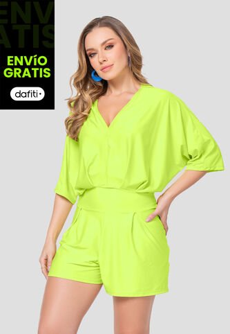 Enterizo Corto Mujer Citrus Mp 108347 MP