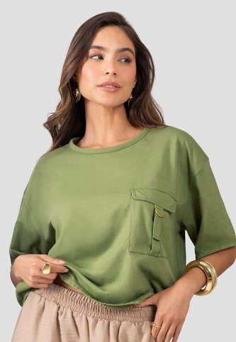 Camiseta Mujer Aceituna Mp 112320 MP