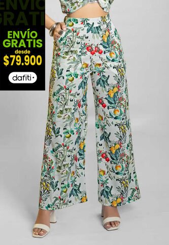 Pantalón Mujer Estampado Mp 111778 MP