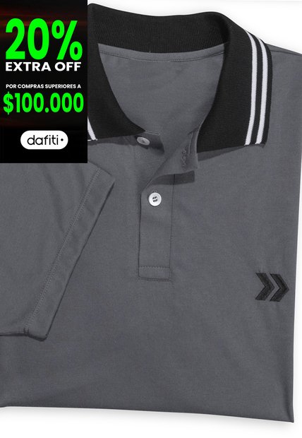 Polo Hombre Gris Mp 89871