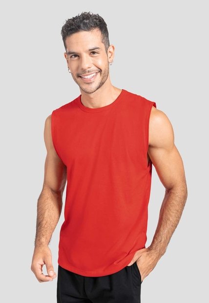 Camisilla Hombre Rojo Mp 353