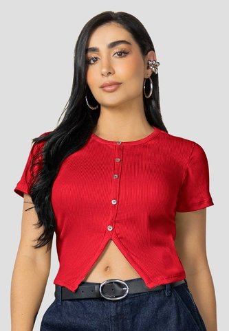 Blusa Mujer Rojo Mp 115606 MP