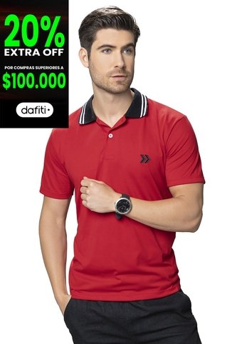 Polo Hombre Rojo Mp 89871 MP