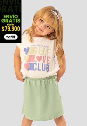 Vestido Paq X2 Infantil Femenino Bicolor Mp 108196 MP