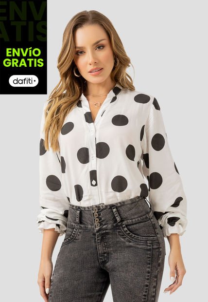 Camisa Mujer Estampado Mp 107973
