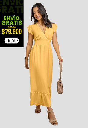 Vestido Largo Mujer Girasol Mp 869