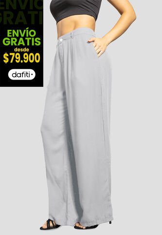 Pantalón Mujer Gris Claro Mp 112221 MP