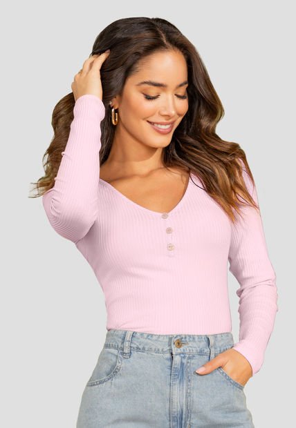 Camibuzo Mujer Rosa Mp 108301