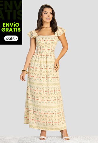 Vestido Mujer Estampado Mp 112269 MP