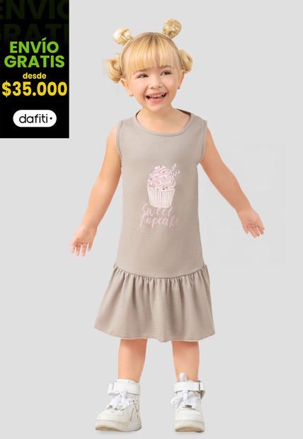 Vestido Infantil Femenino Mocca Mp 104104