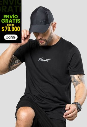 Camiseta Hombre Negro Mp 100495
