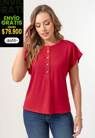 Blusa Mujer Rojo Mp 103990 MP