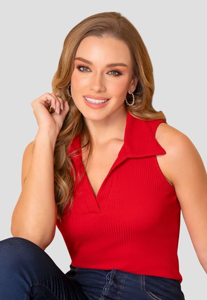 Blusa Mujer Rojo Mp 108314