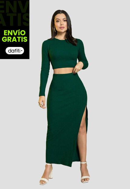 Conjunto Mujer Verde Pino Mp 105194