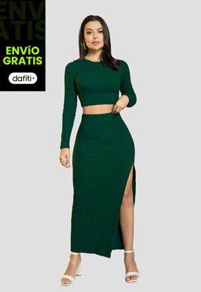 Conjunto Mujer Verde Pino Mp 105194