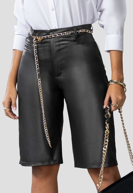 Bermuda Mujer Negro Mp 115609