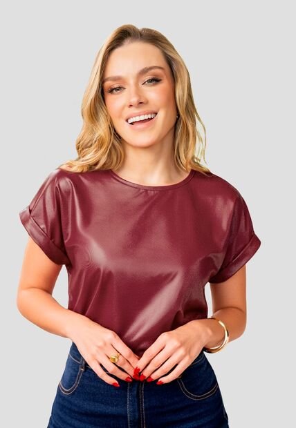 Blusa Mujer Merlot Mp 112386