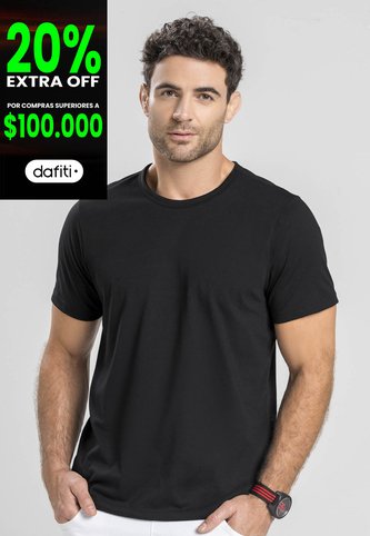 Camiseta Masculino Negro Mp 1870 MP