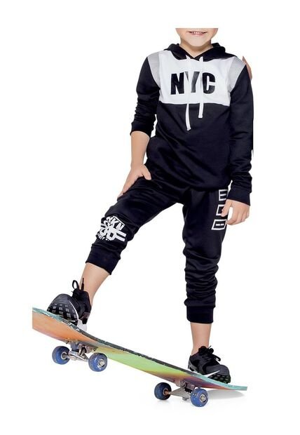 Conjunto Negro Blanco MP