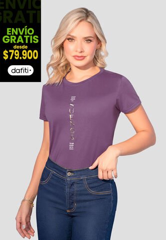 Camiseta Mujer Ciruela Mp 1670 MP