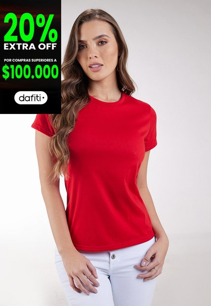 Camiseta Exterior Rojo Mp 82961