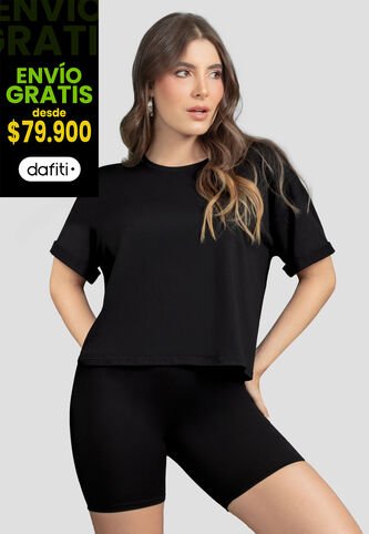 Conjunto Mujer Negro Mp 110978 MP