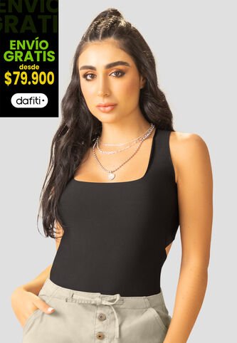 Body Mujer Negro Mp 107779 MP