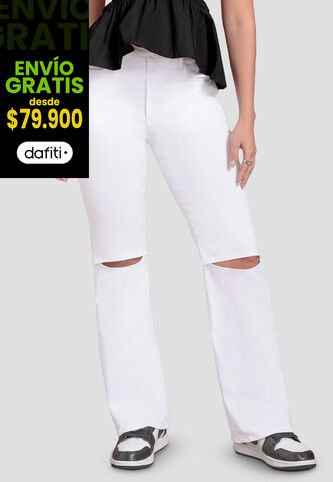 Pantalón Mujer Blanco Mp 110991 MP