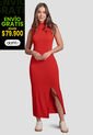 Vestido Largo Mujer Rojo Mp 103739 de MP