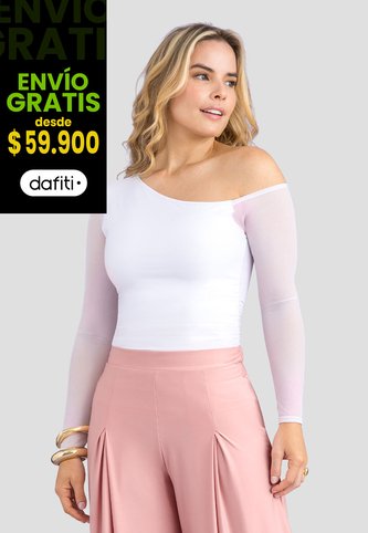 Blusa Mujer Blanco Mp 113625 MP