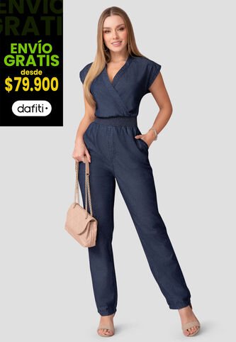 Enterizo Largo Mujer Azul Oscuro Mp 111304 MP