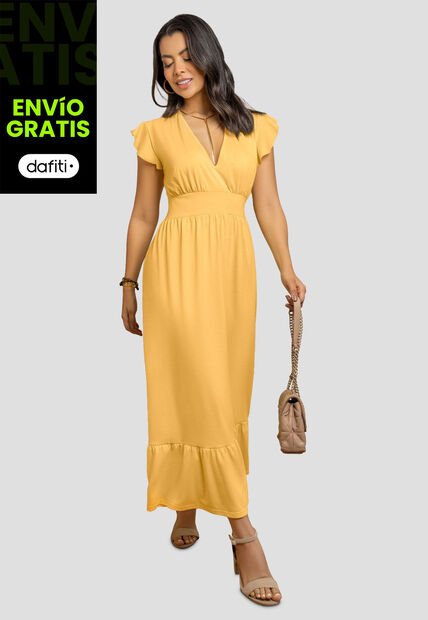 Vestido Largo Mujer Girasol Mp 869