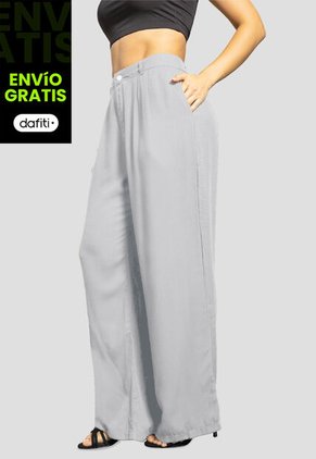Pantalón Mujer Gris Claro Mp 112221