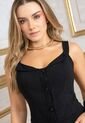 Enterizo Corto Mujer Negro Mp 112046 de MP