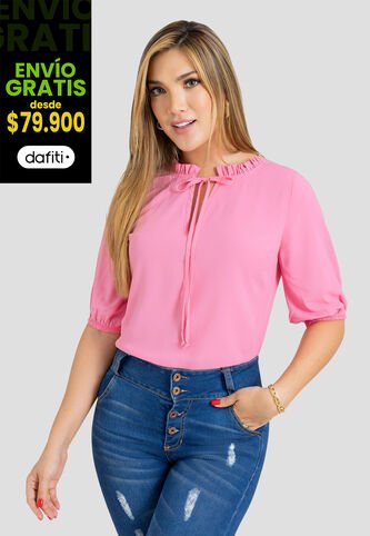 Blusa Mujer Rosado Mp 91727 MP