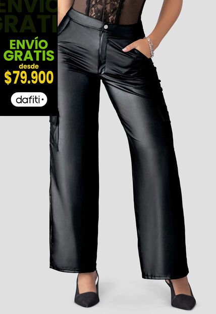 Pantalón Mujer Negro Mp 110268