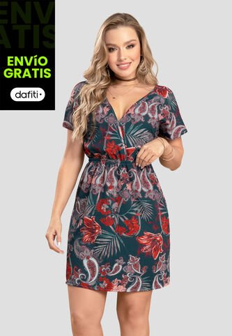 Vestido Mujer Estampado Mp 104374 MP