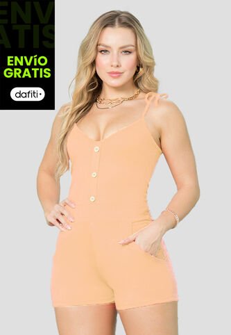 Enterizo Corto Mujer Caramelo Mp 146 MP