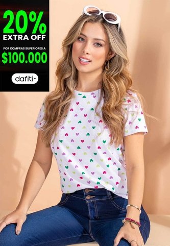 Camiseta Mujer Estampado Mp 2807 MP