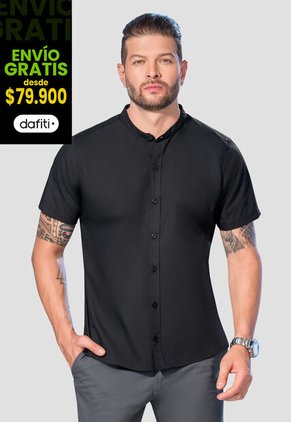 Camisa Hombre Negro Mp 105331