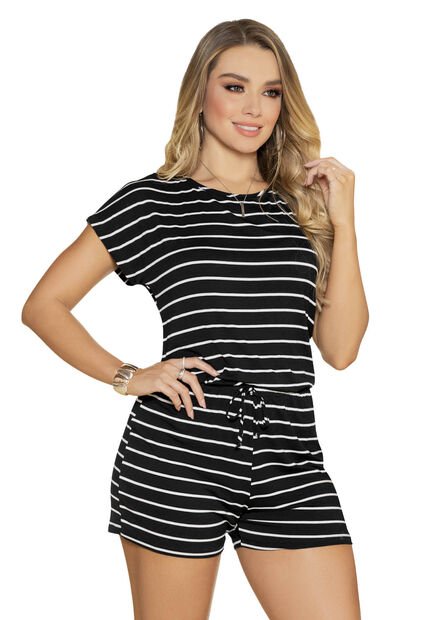 Enterizo Corto Mujer Multicolor Mp 6244