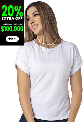 Camiseta Mujer Marfil Mp 9676 MP