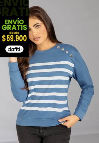 Buzo Mujer Azul Indigo Mp 113077 MP