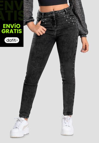 Jean Infantil Femenino Negro Mp 105501 MP