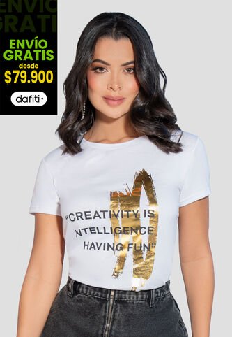 Camiseta Mujer Blanco Mp 105175 MP