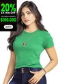 Camiseta Mujer Verde Antioquia Mp 82961 de MP