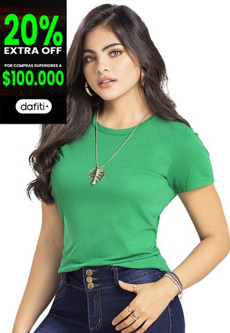 Camiseta Mujer Verde Antioquia Mp 82961 MP